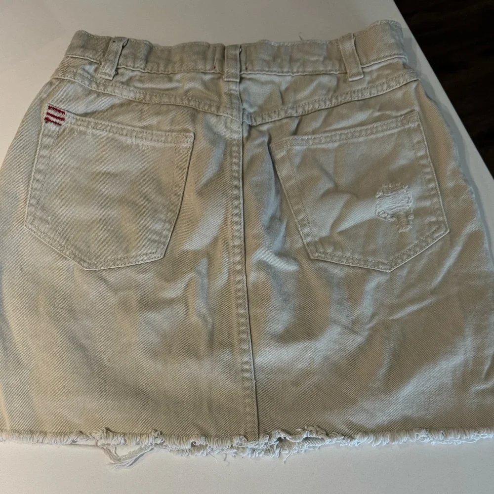 Urban outfitters Cream Denim‎ Skirt